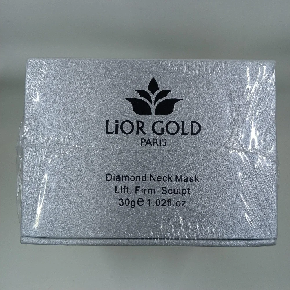 Lior Gold Diamond Neck Mask 30g 1.02oz Firming Sculpt‎ Anti Aging Made In France